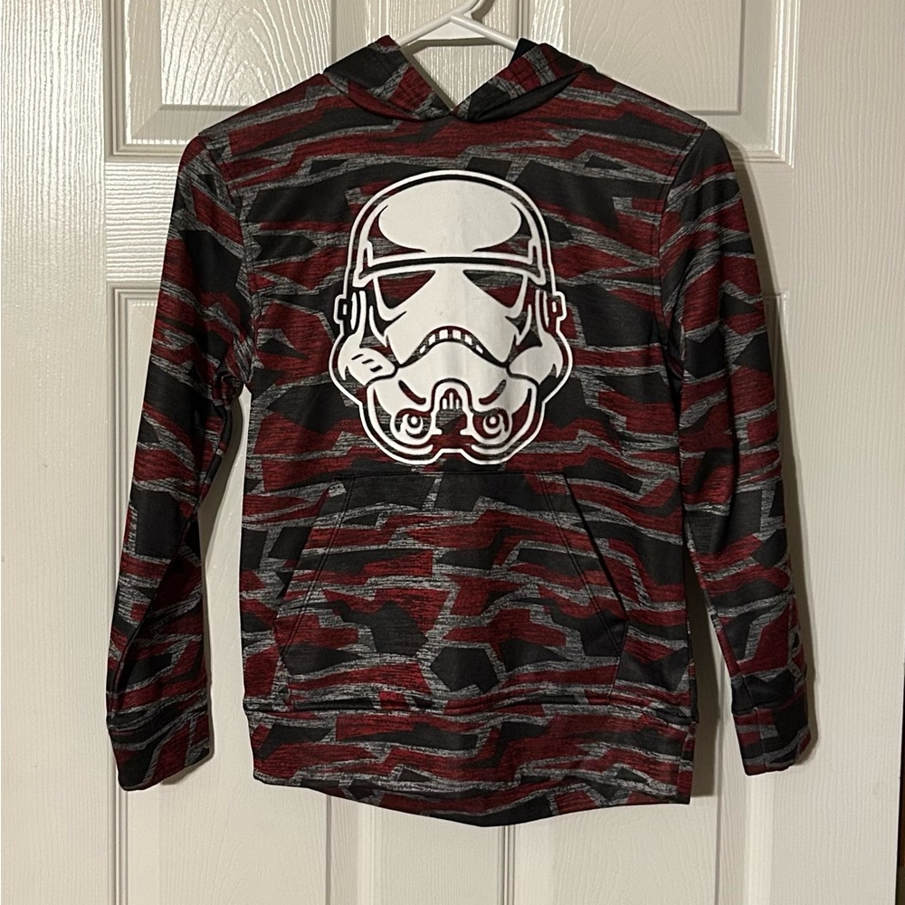 Star Wars Red and Black Stormtrooper Hoodie Sweatshirt
